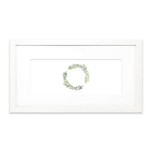 Oxford Photo Frame 16x9"  For 12X5" With Bright White Mount