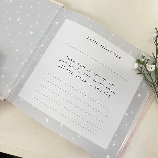 Linen "Little Lady" photo album