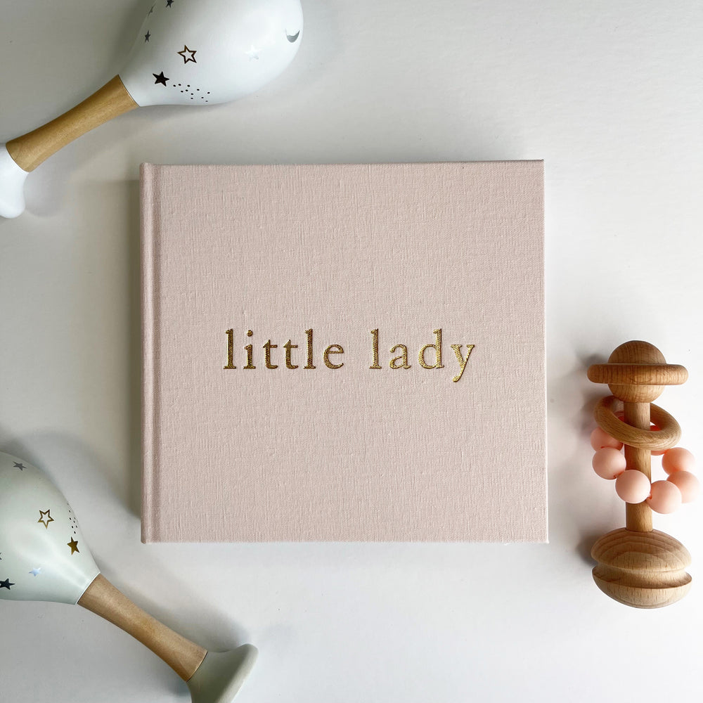 Linen "Little Lady" photo album