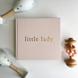 Linen "Little Lady" photo album