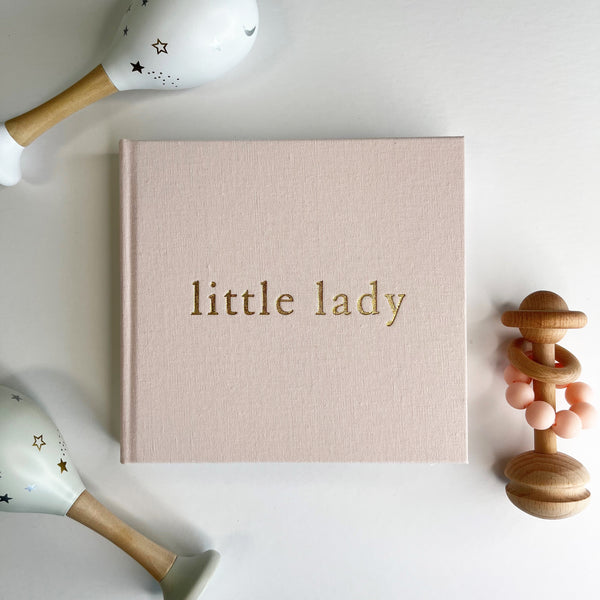 Linen "Little Lady" photo album