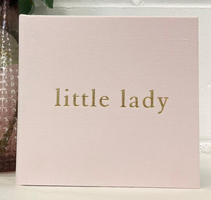 Linen "Little Lady" photo album