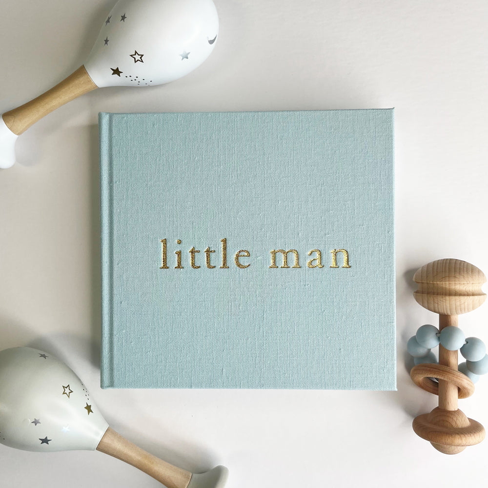 Linen "Little Man" Photo Album