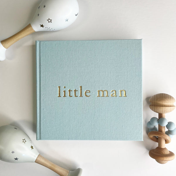 Linen "Little Man" Photo Album
