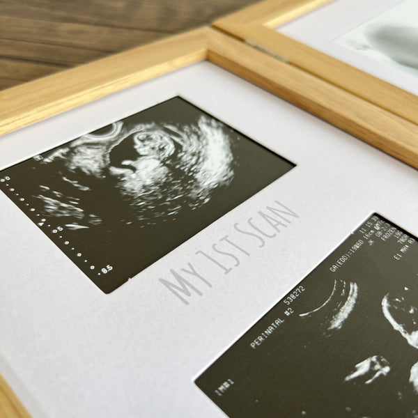 My First Scan Photo Frame | Oak