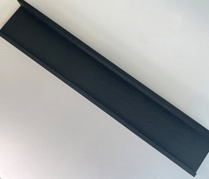 Black Picture Ledge Set Of Two - Picture Shelf | Floating Shelves - Wall Decor Pack Of 2 70 CM Wall Decor Picture Shelves