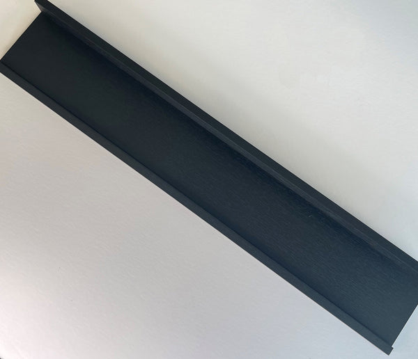 Black Picture Ledge Set Of Two - Picture Shelf | Floating Shelves - Wall Decor Pack Of 2 70 CM Wall Decor Picture Shelves