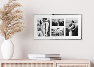 Silver Plated Fine Multi Photo Frame - 4 apertures